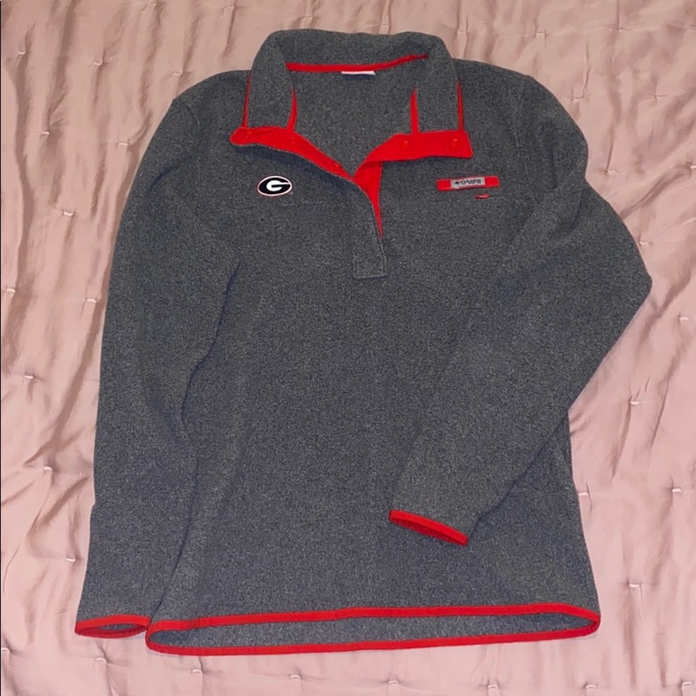 Georgia Bulldogs Performance Fishing Gear pullover